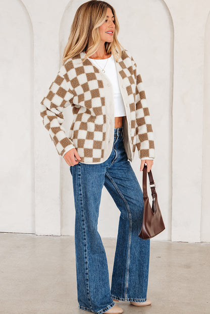 Threaded Pear Emery Sherpa Front Chunky Jacket