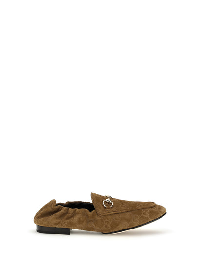 Loafers GG Suede Pepper Brown