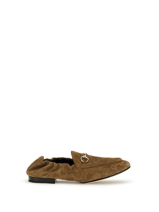 Loafers GG Suede Pepper Brown