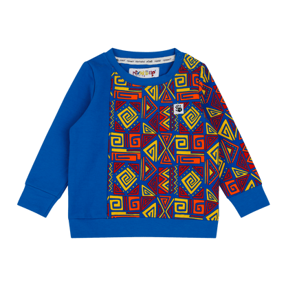 Blue Geometric-