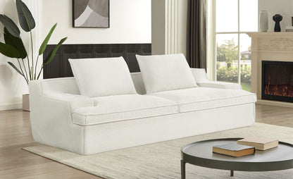 Nimbus - Oversized Full Foam 4 Seater Couch for Living Room Upholstered in Soft, Wide Armrests