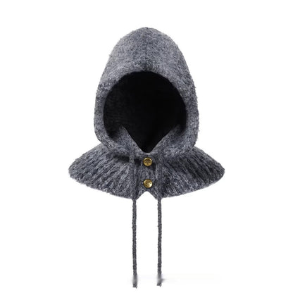 Women’s Tie-Dye Balaclava Hat – Warm Ear-Protecting Hat & Scarf in One