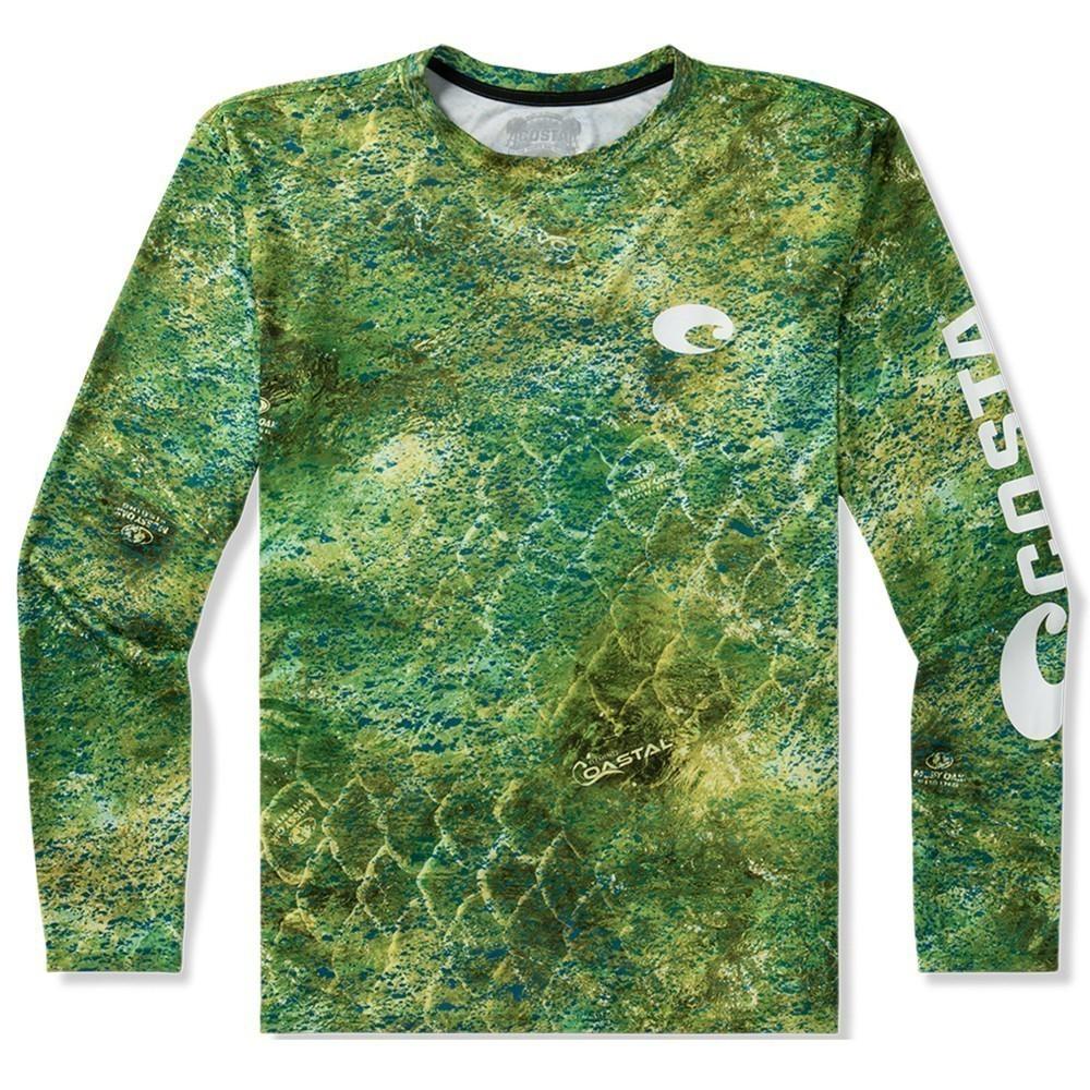 Men's Costa Tech Mossy Oak Coastal Crew
