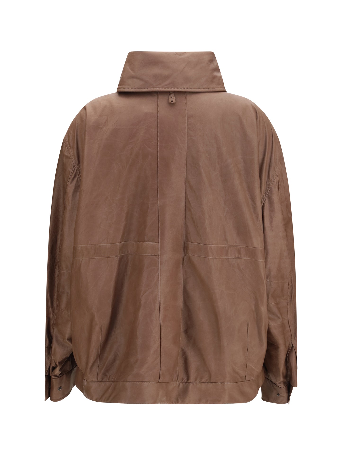 Leather Jacket Isa Currant