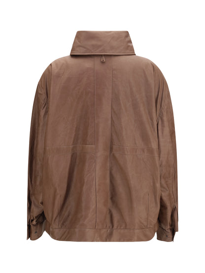 Leather Jacket Isa Currant