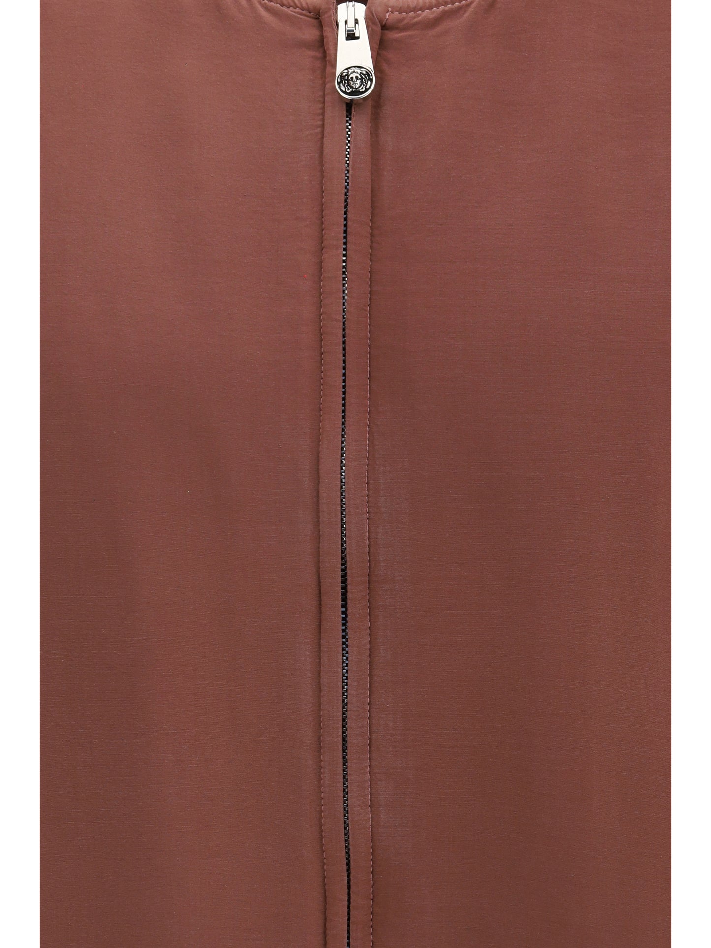 Jacket Overdyed Silk Light Aubergine
