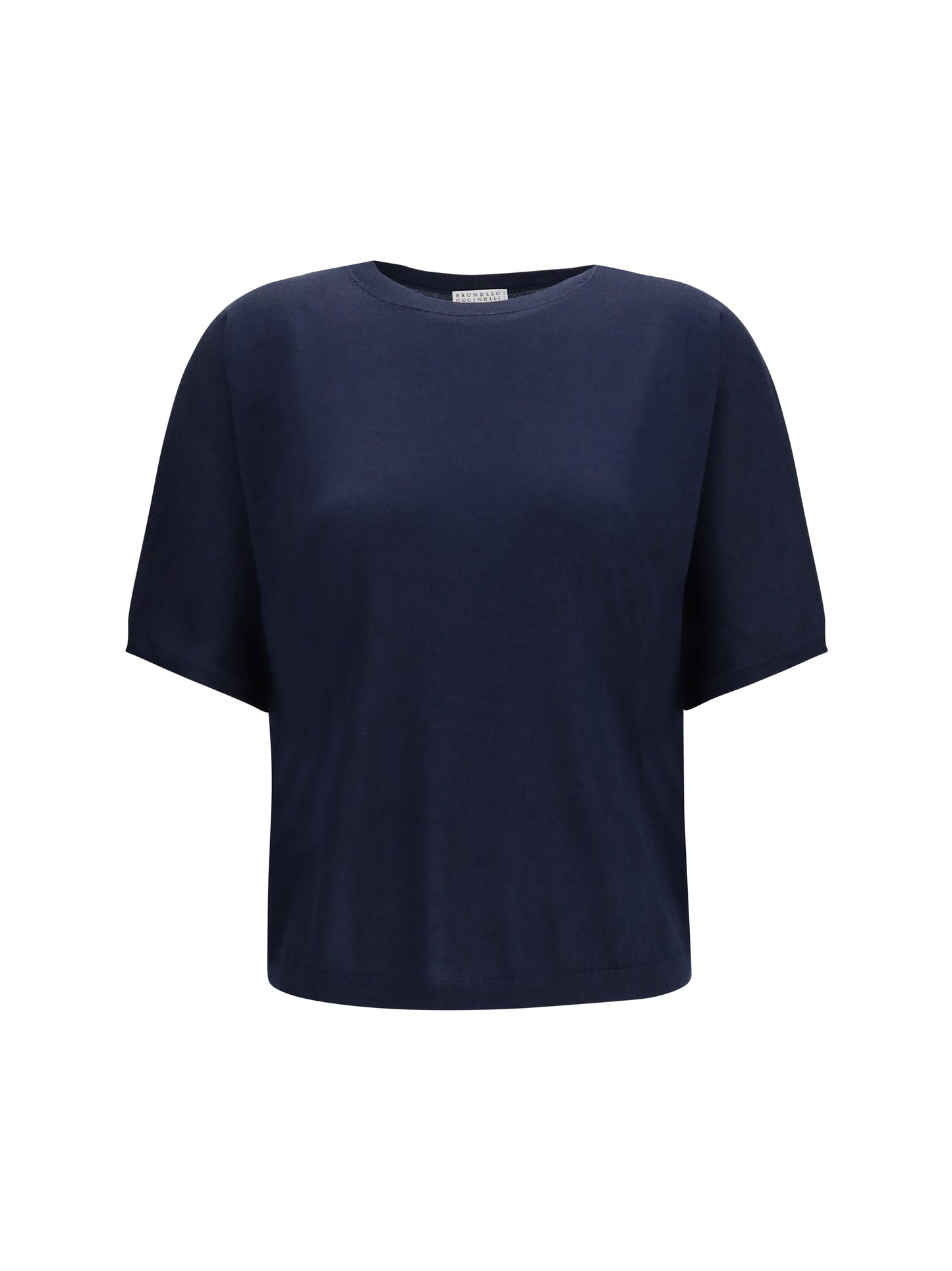 Sweater Short-Sleeve Cashmere and Silk