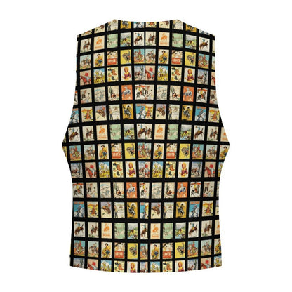Baha Ranch Vintage Western Collage Men's Vest