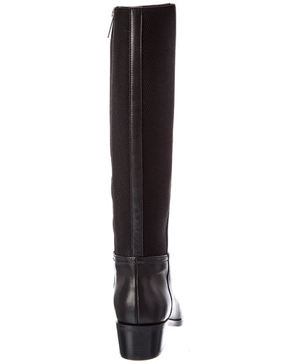 BLACK LEATHER-