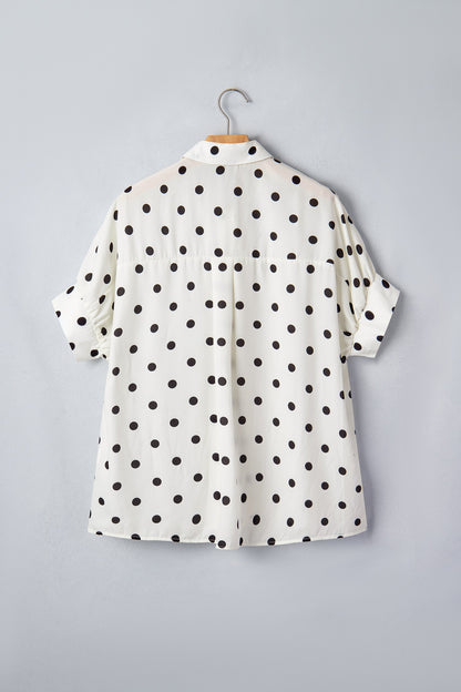 Threaded Pear Taylor Print Loose Dolman Shirt