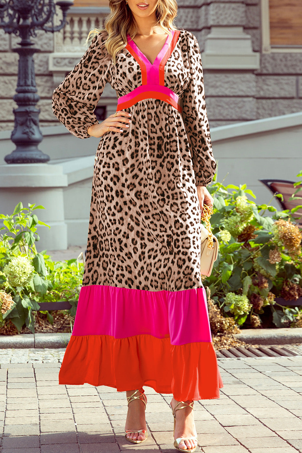 Threaded Pear Arlet Loose Fit Maxi Dress
