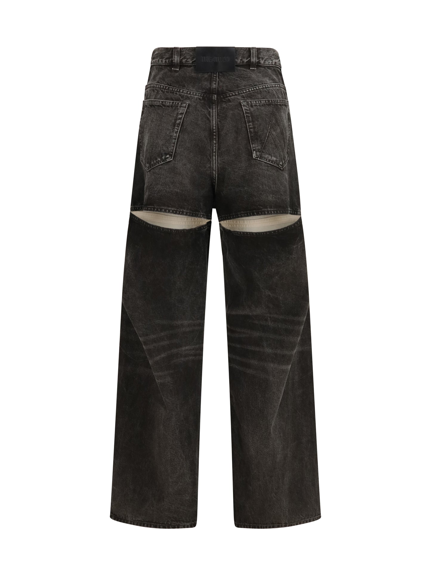 Jeans Cut-Out Black/White