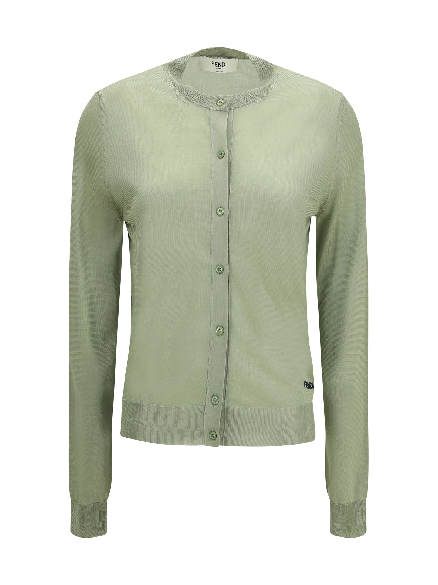 Cardigan Crewneck in Viscose