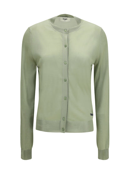 Cardigan Crewneck in Viscose