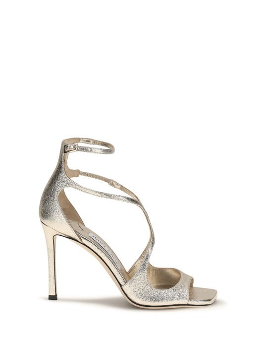 Sandals Azia Platinum Glitter