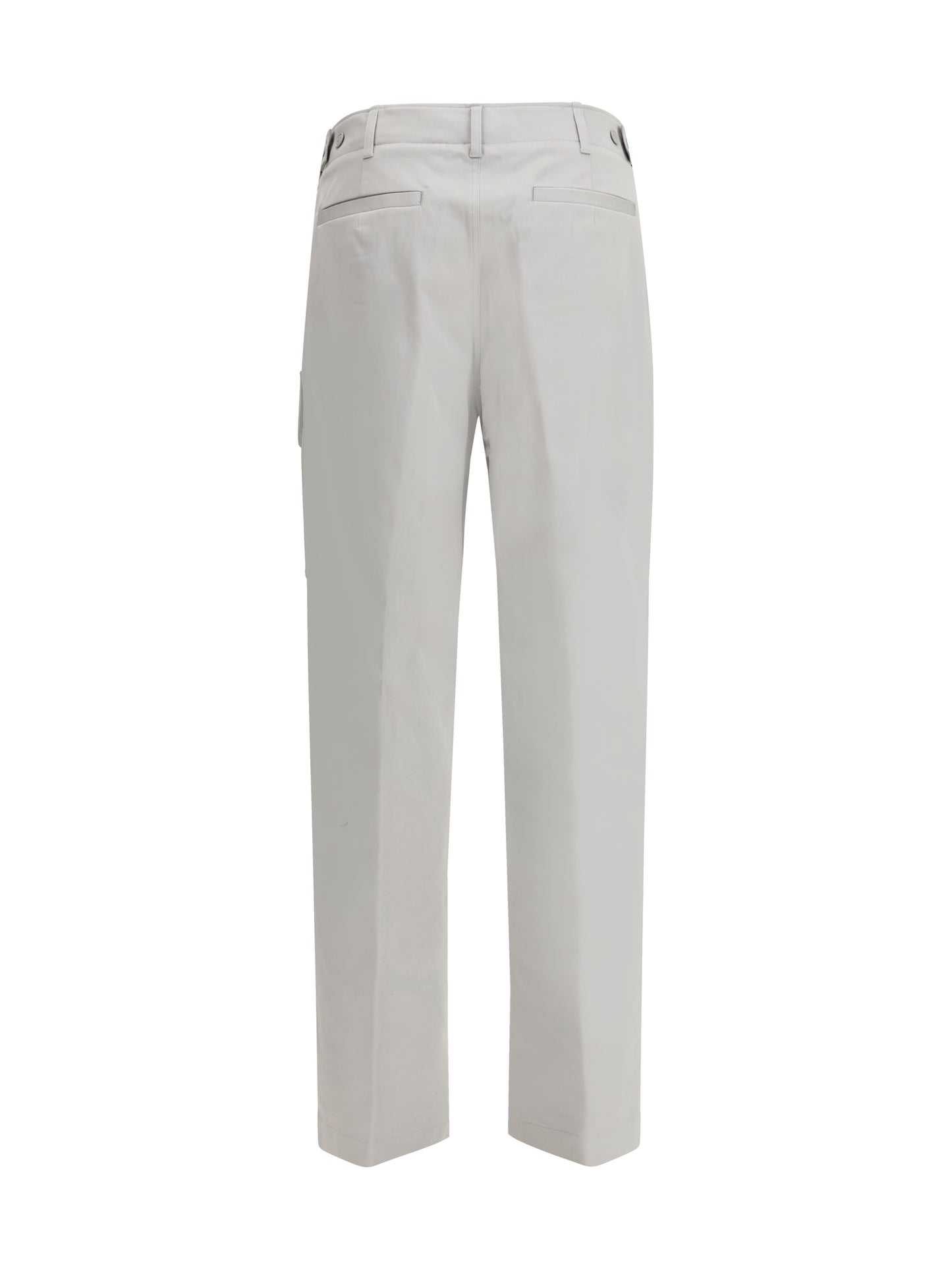 Cargo Trousers Silver