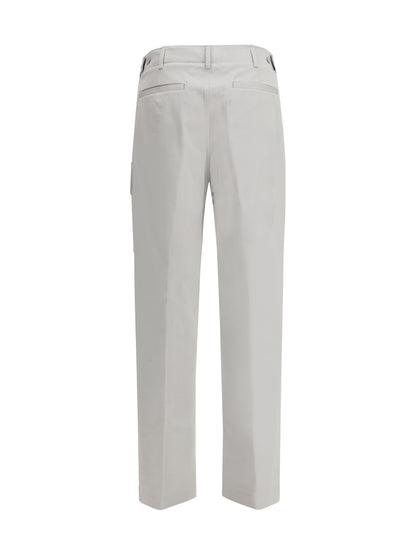 Cargo Trousers Silver