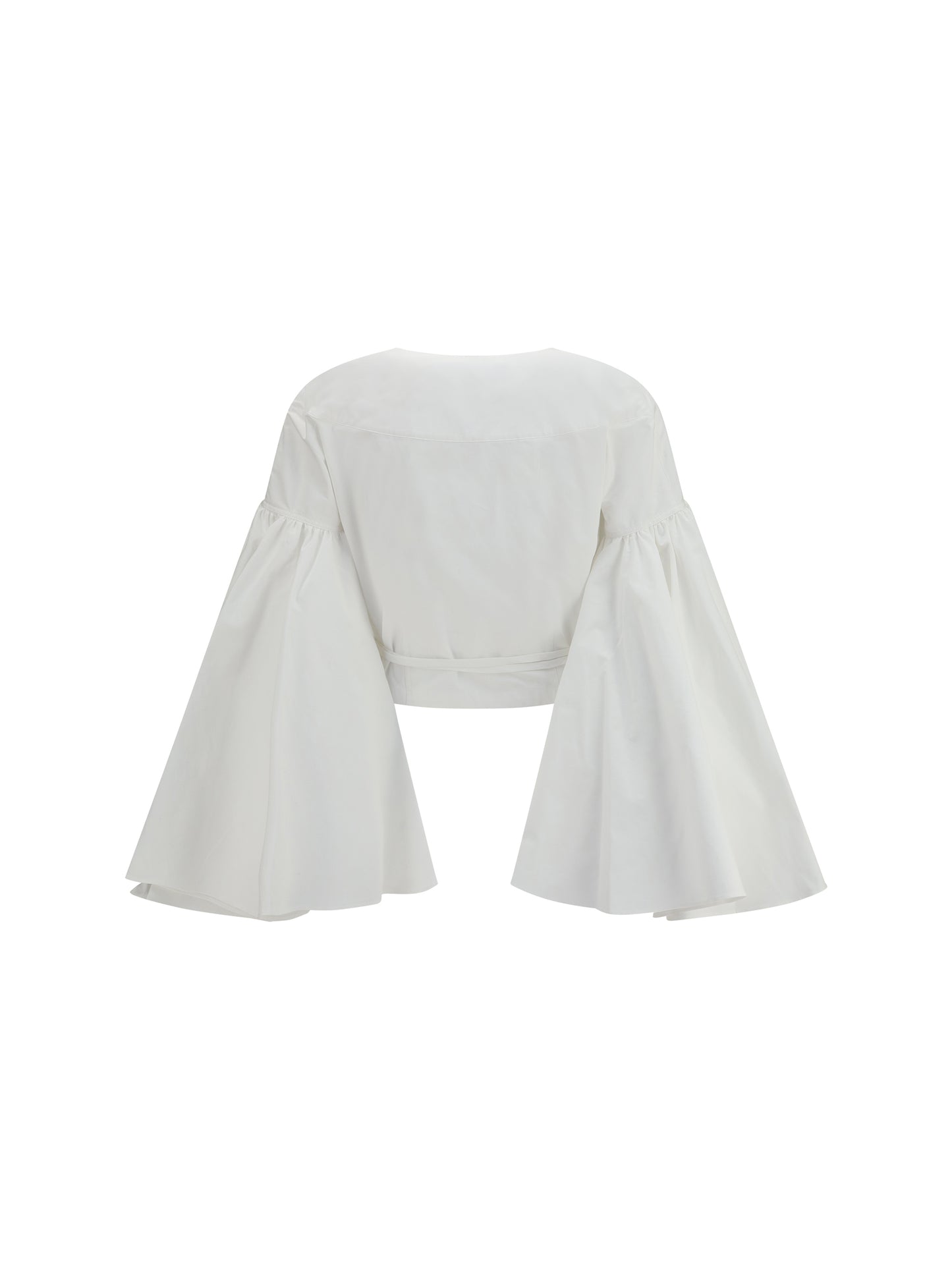 Wrap Top Paysan White