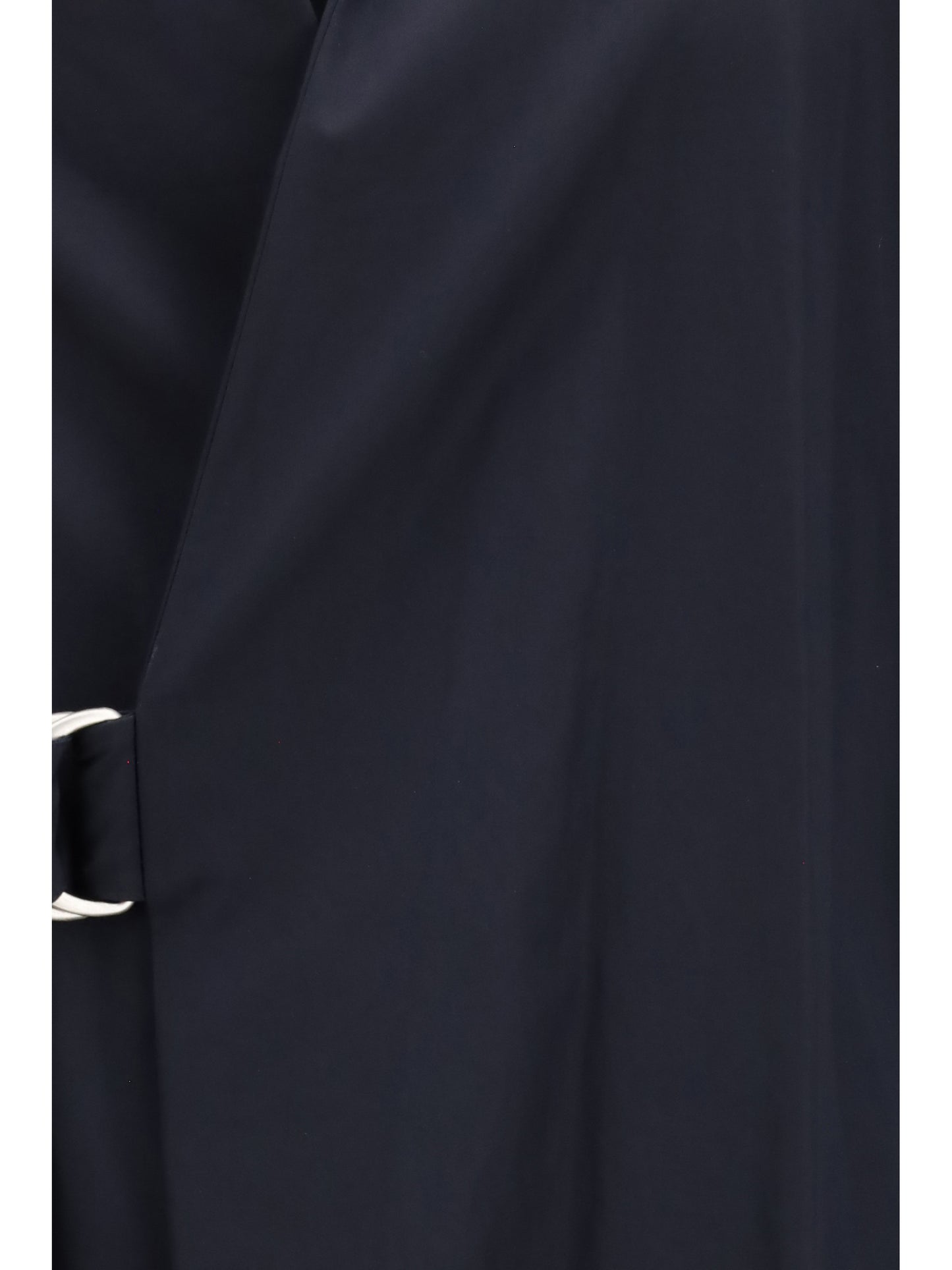 Belted Midi Dress Navy Blue
