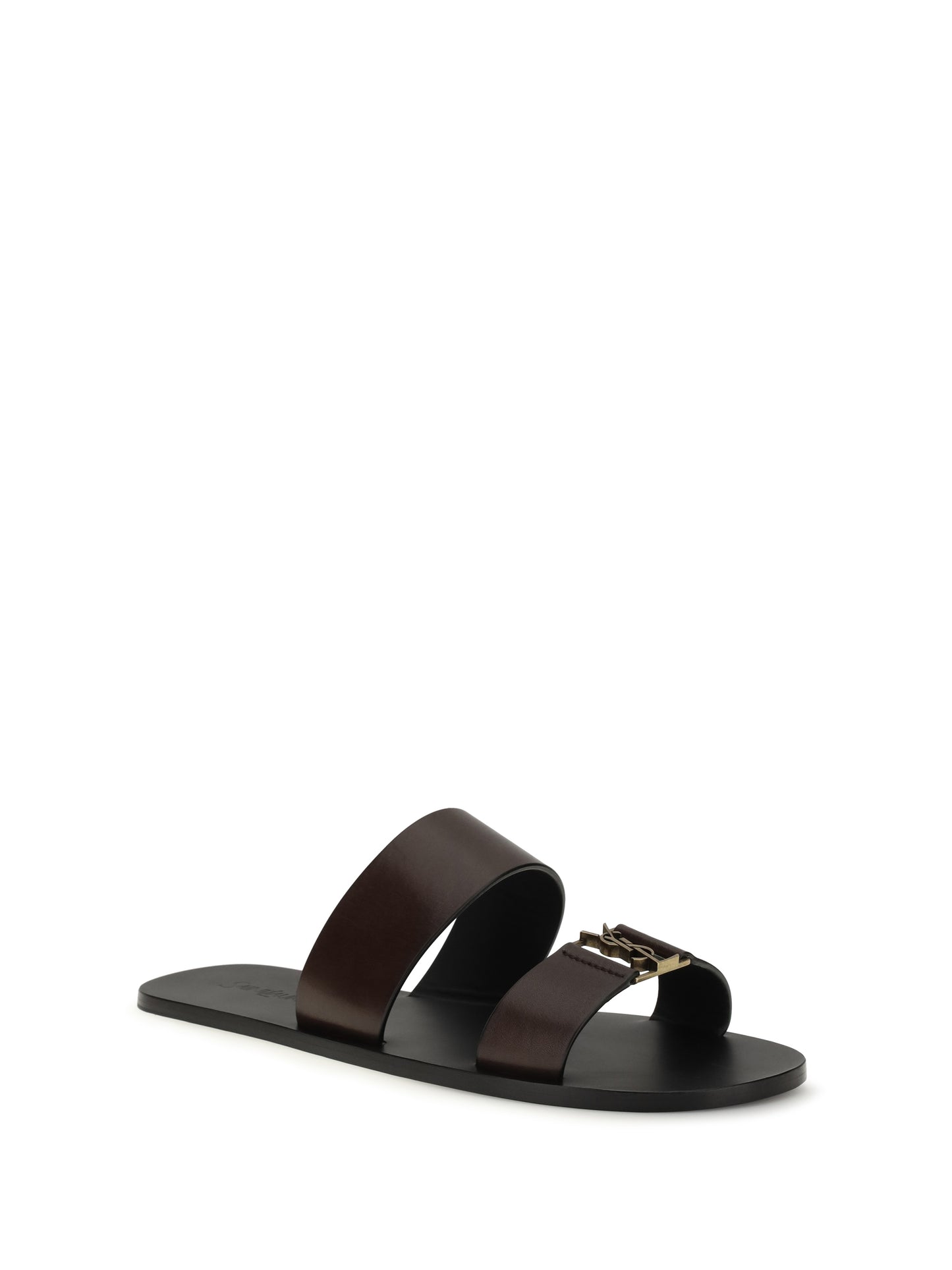 Sandals Babylone Coffee Calfskin