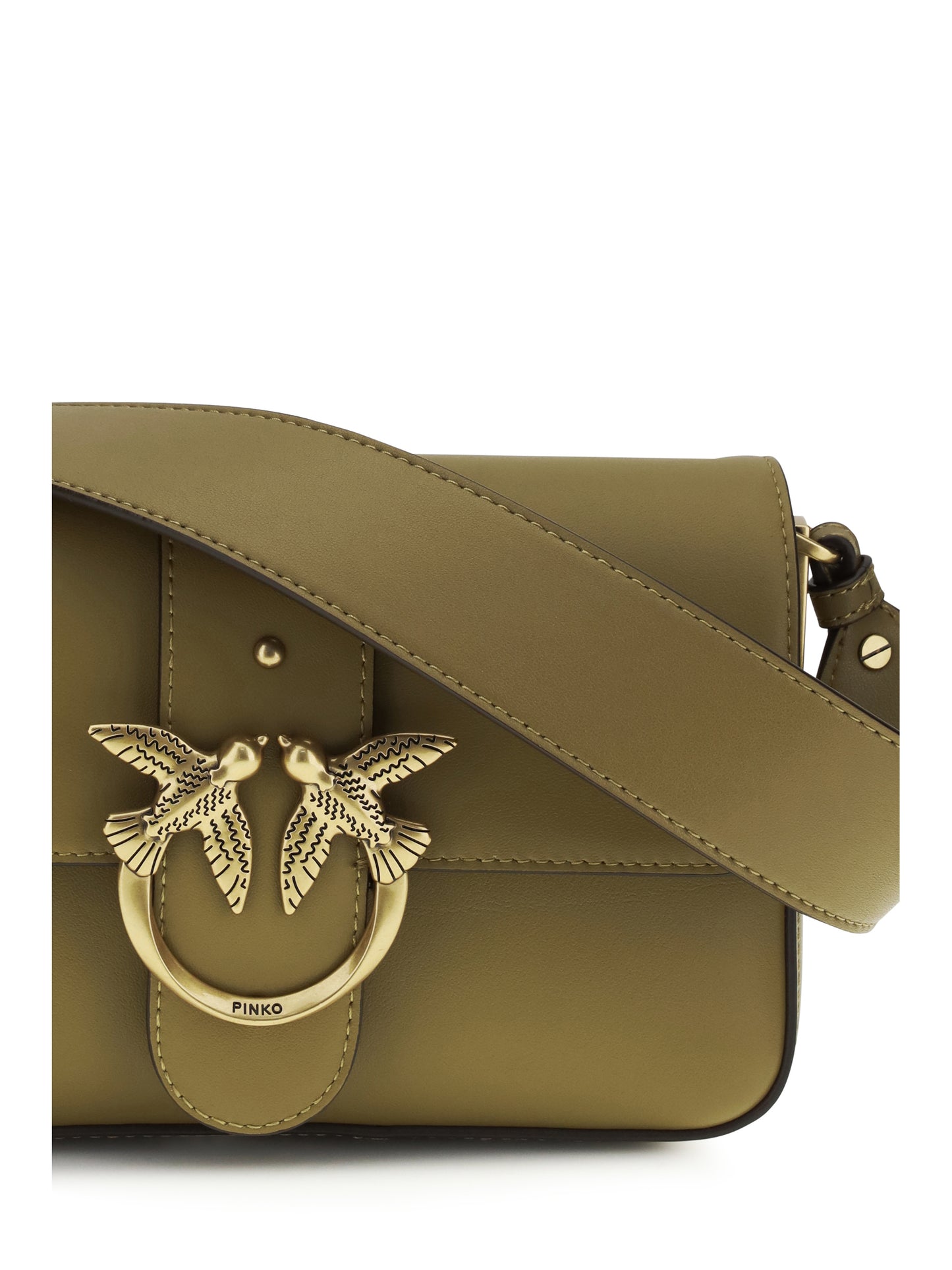 Shoulder Bag Mini Love Green Leather