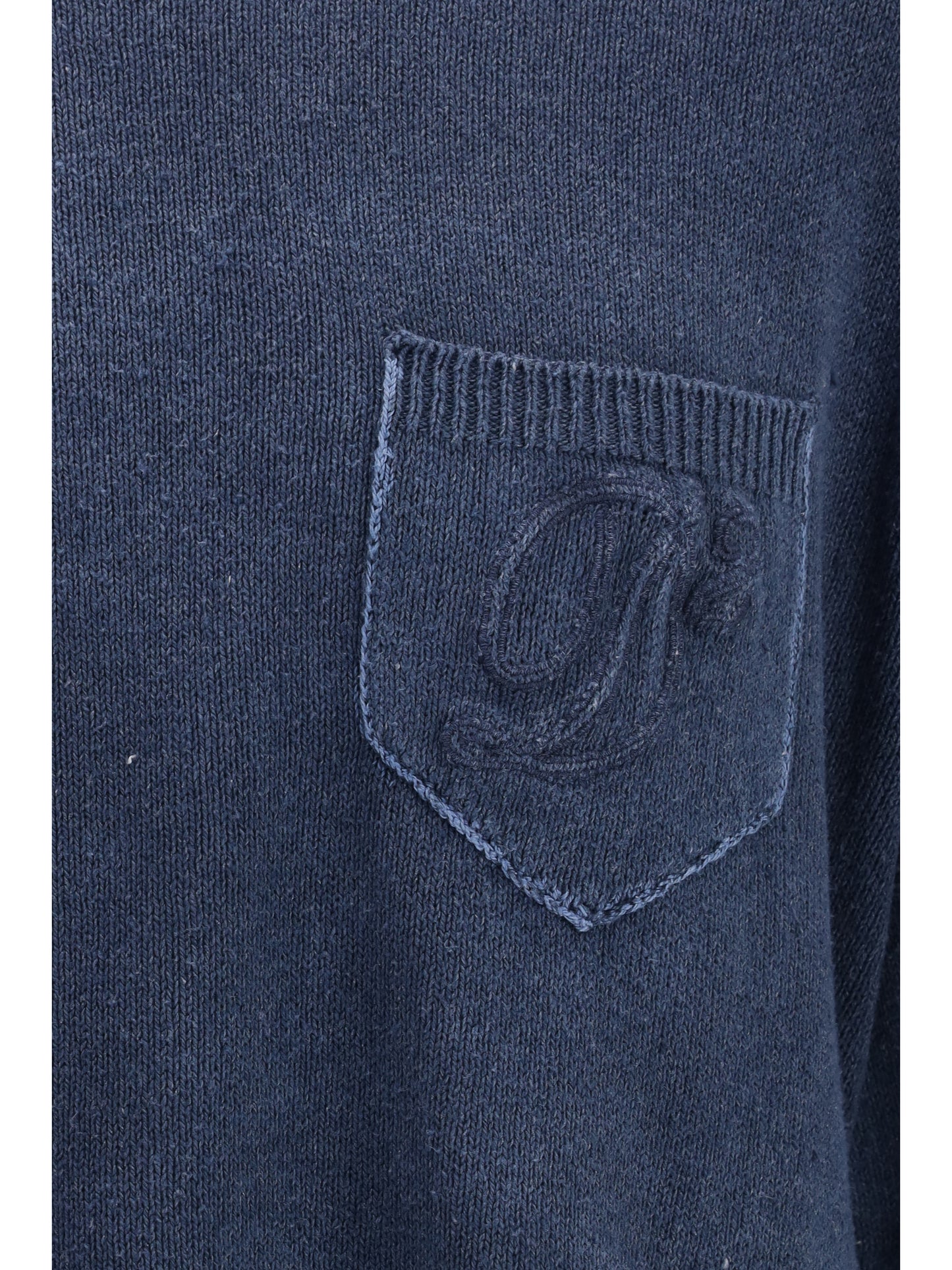 Crew Neck Sweater Navy Blue