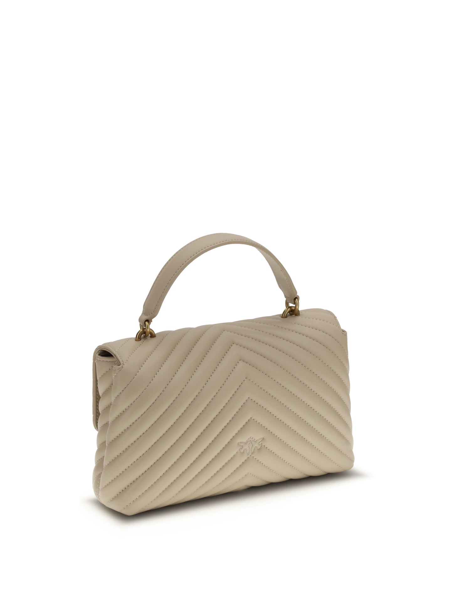 Handbag Love Lady Calfskin Beige/Grey