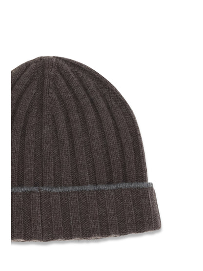 Beanie Hat Brown Cashmere