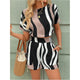 Black and white stripes