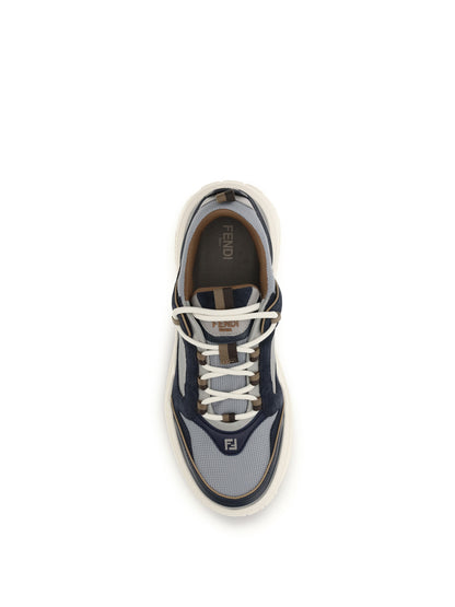 Sneakers Force Calf Leather Blue/Vapour Grey/Tabac