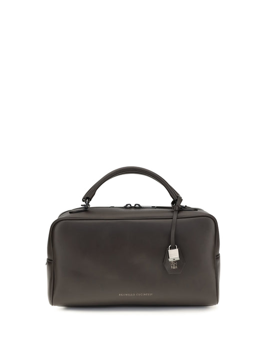 Handbag Boston Explorer Dark Brown