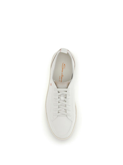 Leather Sneakers Montecarloafri White