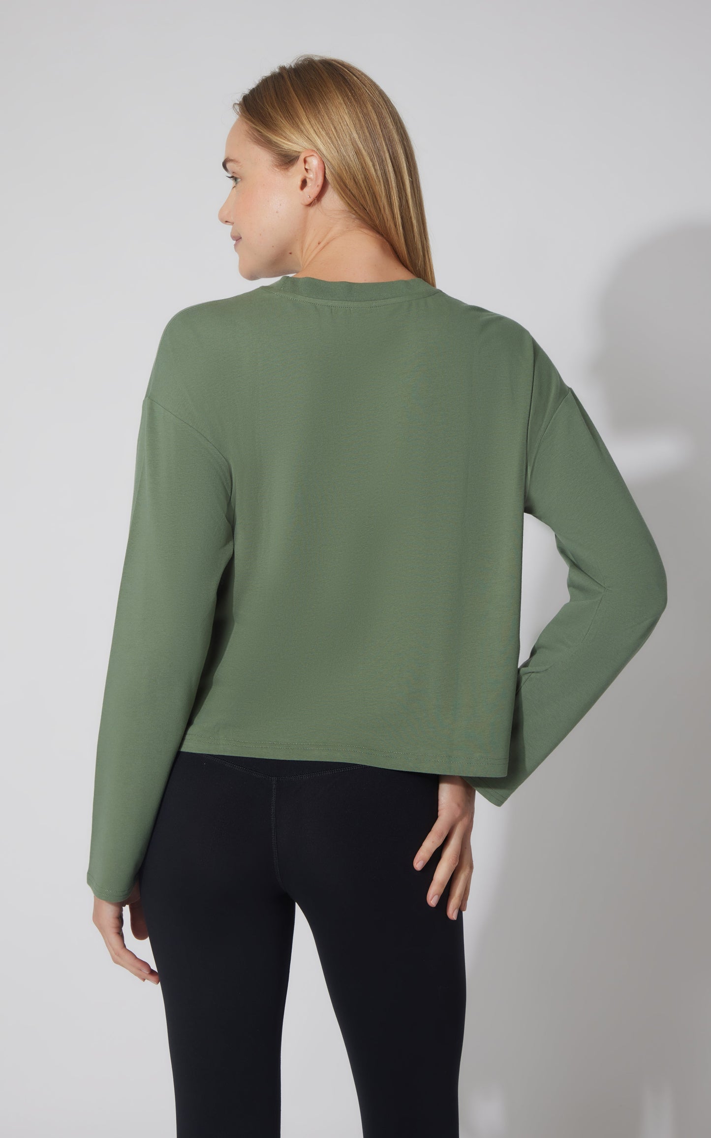 2 PK Cotton Deluxe Boxy Long Sleeve Top - Our Earthy Story