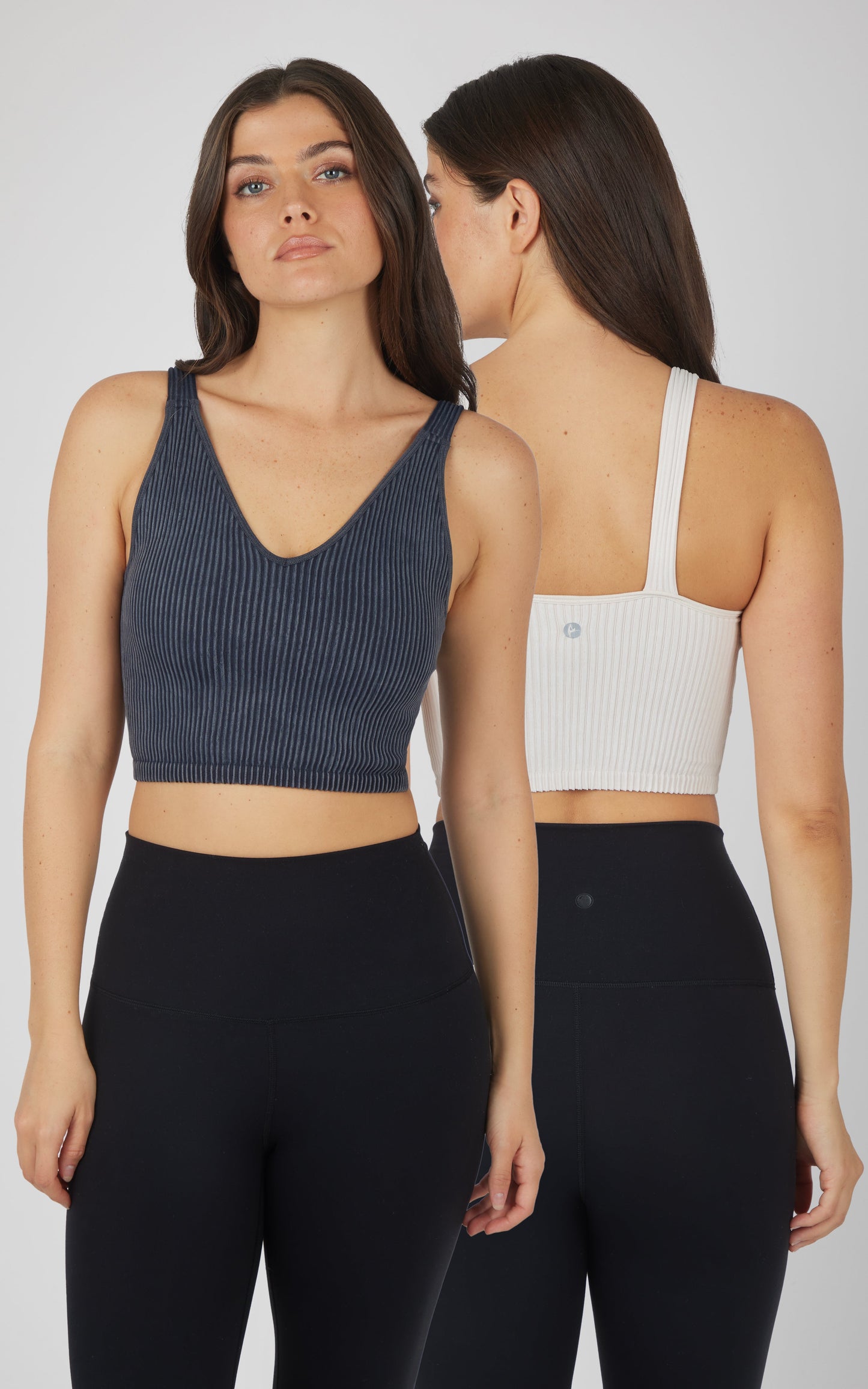 2 PK Stone Wash V-Neck Tank - Our Stone Story