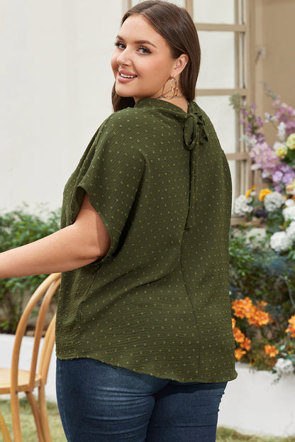 Threaded Pear Kataleya Mock Tied Nape PLUS Top