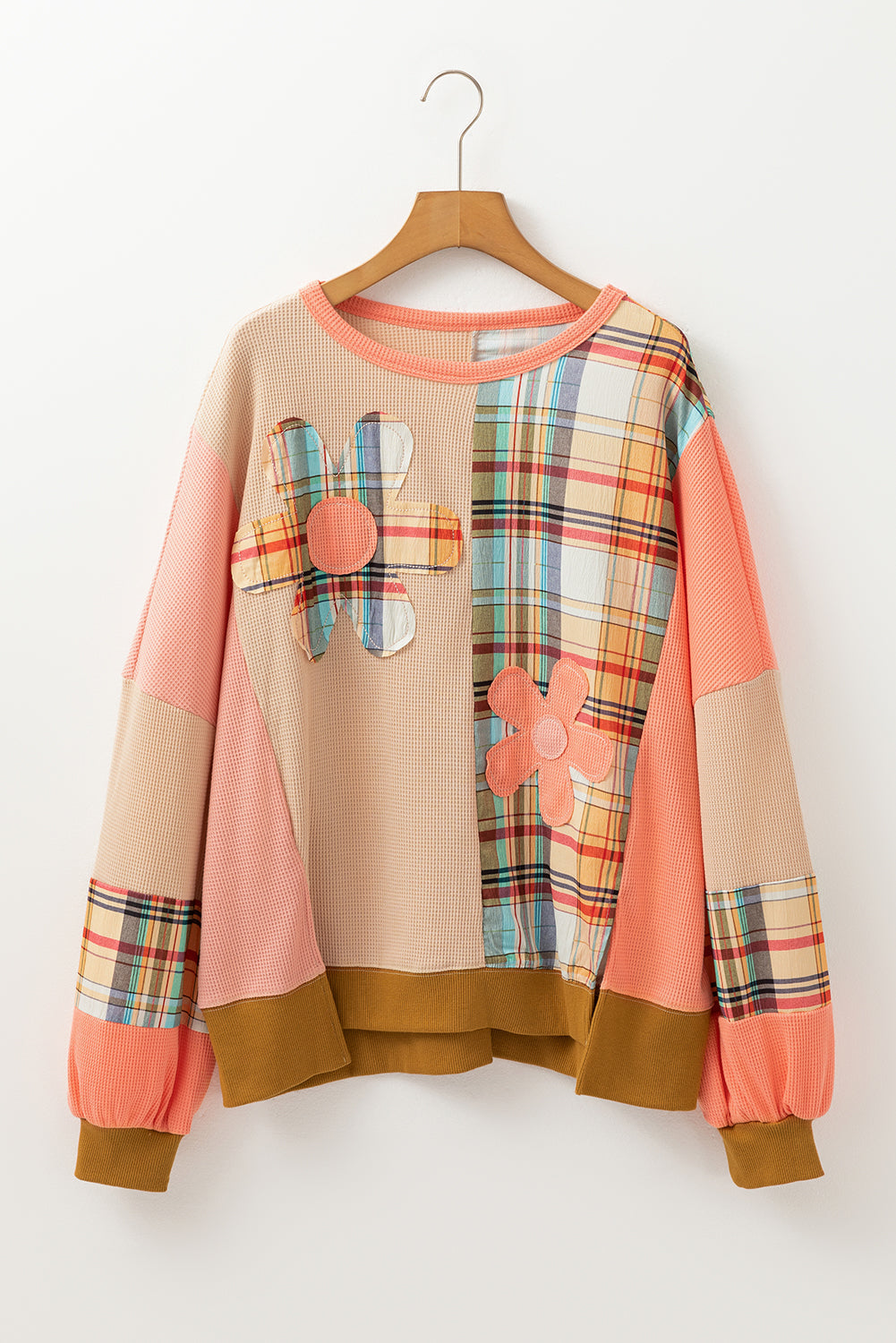 Threaded Pear Mia Side Slits Loose Sweatshirt