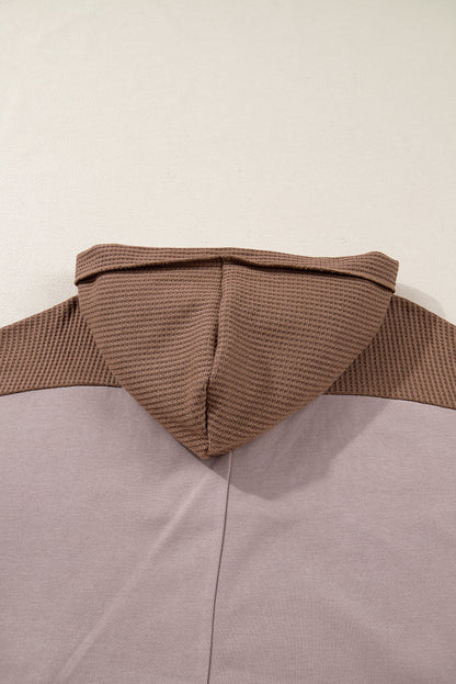 Threaded Pear Alessia Exposed Seam Casual Hoodie