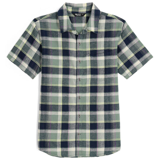 Outdoor Research Men's Weisse Button Down Plaid Shirt Shirts