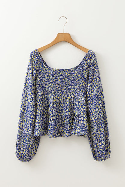 Threaded Pear Ila Square Loose Fit Blouse