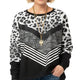 Black Leopard Chevron Print