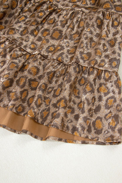 Threaded Pear Evelynn Tiered Loose Mini Dress