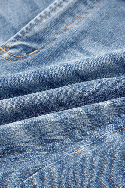 Threaded Pear Rayne Wash Raw Hem Shorts