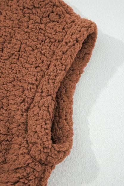 Threaded Pear Evelyn Knot Side Plush Vest