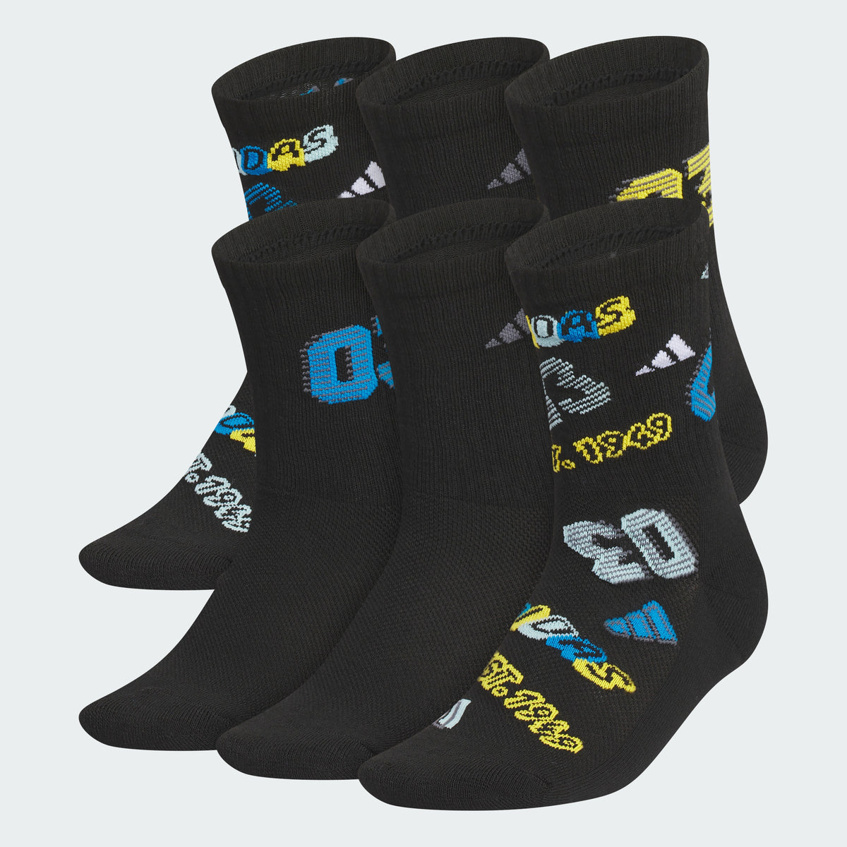 Black / Bright Blue / Bold Gold-