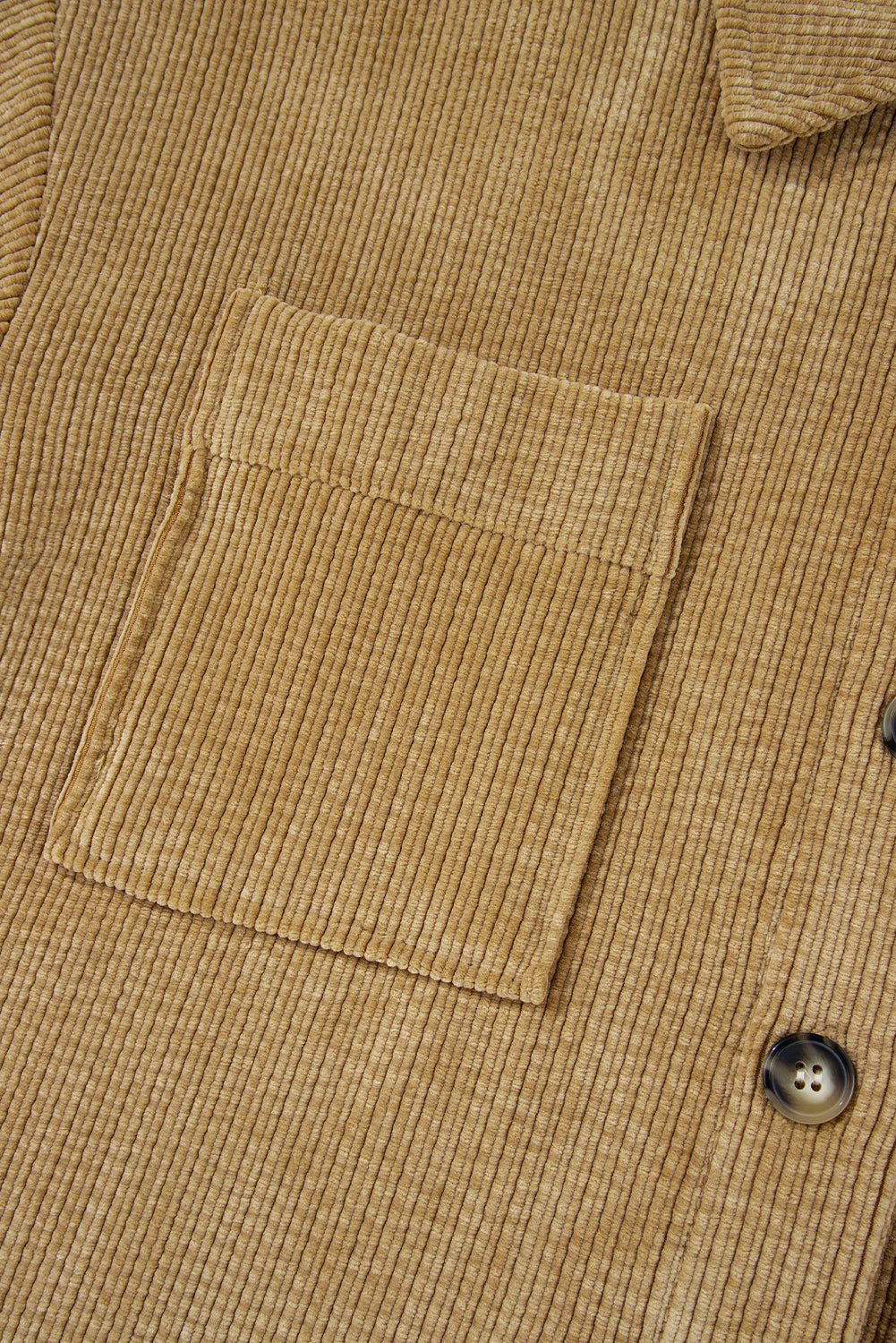 Threaded Pear Giuliana Patched Up Corduroy Shacket