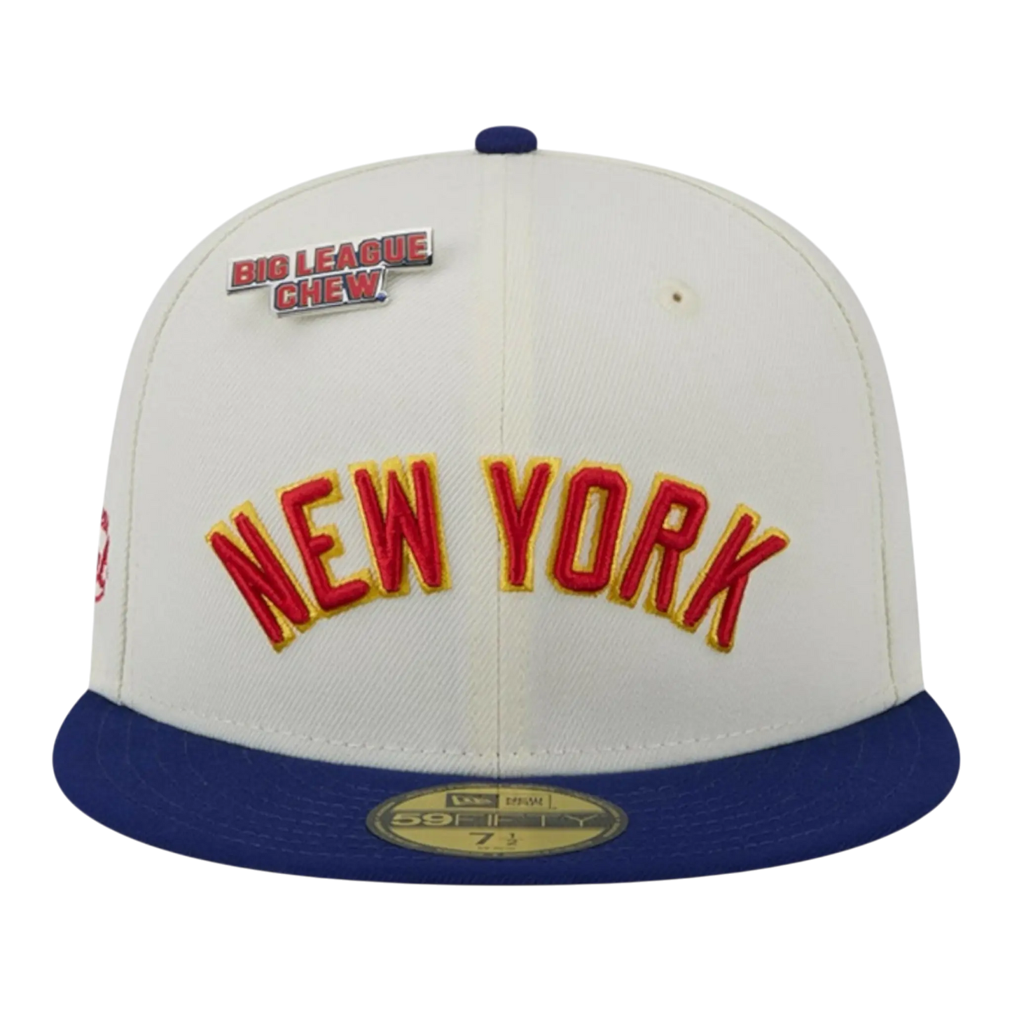 New Era x Big League Chew Men New York Yankees 59FIFTY Fitted Hat Chalk White/Navy