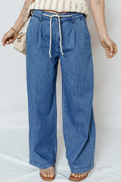 Threaded Pear Oakleigh On Wide Leg Jeans