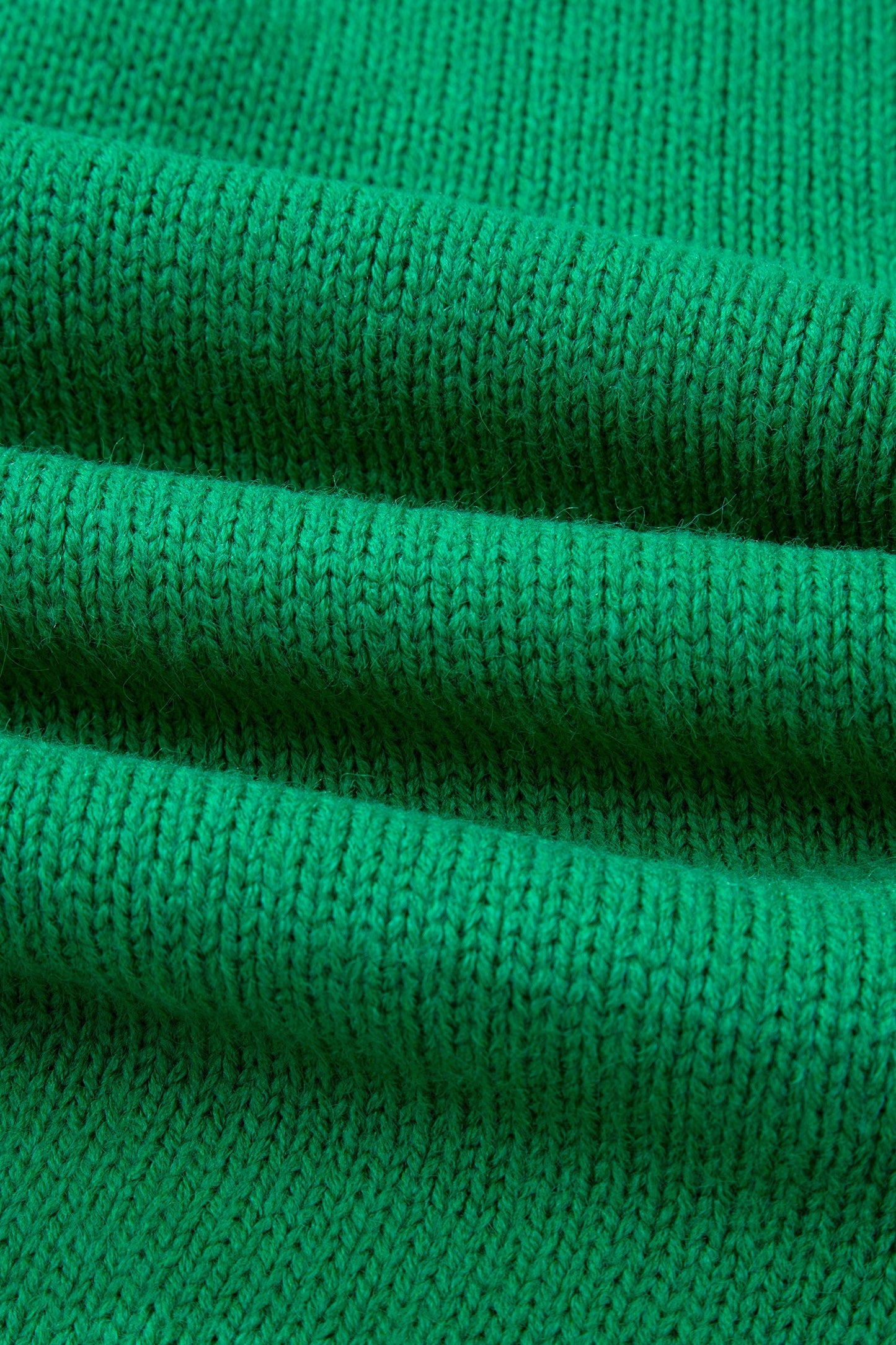 Threaded Pear Raven Backless Bubble Sleeve Sweater