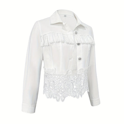 Women's Lace Hollow Out Jacket