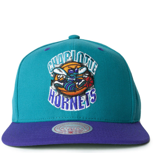 Men's Mitchell & Ness NBA Breakthrough Snapback Hwc Hornets - Teal